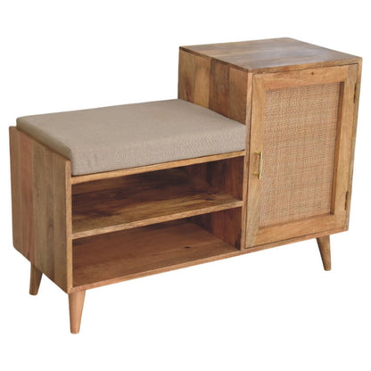 Malibu Rattan Storage Bench Unit