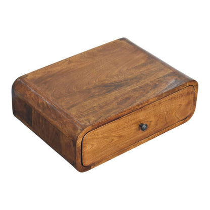 Astoria Chestnut 1 Drawer Wall Nightstand