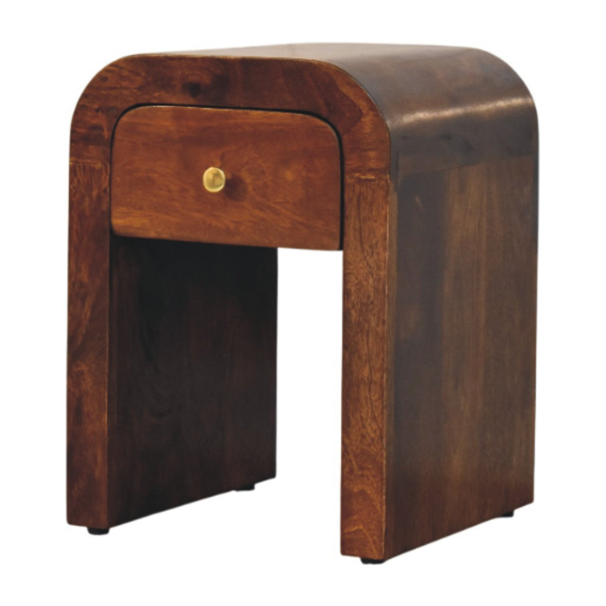 Berkshire Mini Curved Chestnut Nightstand