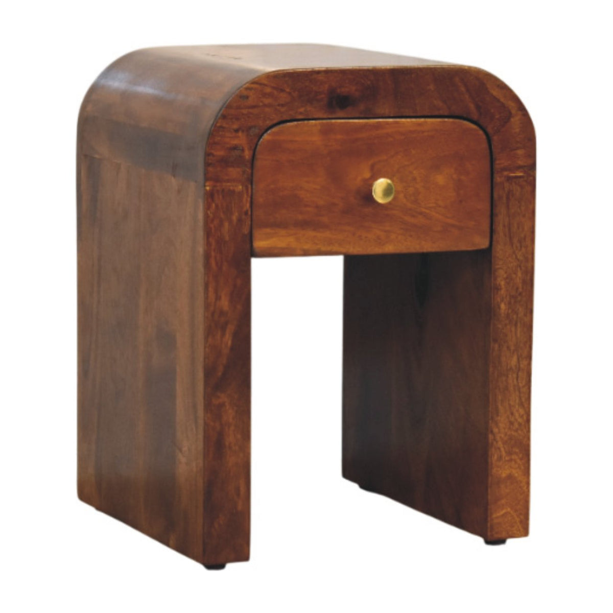 Berkshire Mini Curved Chestnut Nightstand