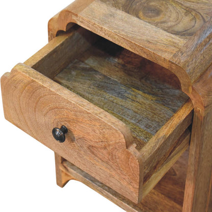 Ashland Amber Oak Mini 1-Drawer Bedside