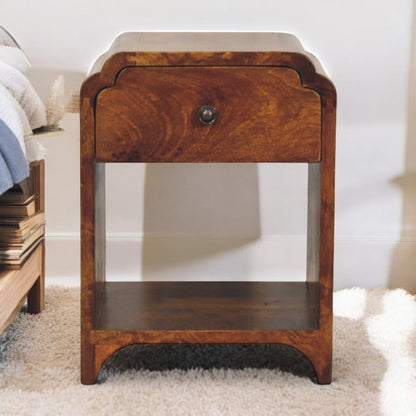 Ashland Chestnut Mini 1-Drawer Bedside
