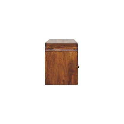 Berkshire Curved Chestnut Media Console