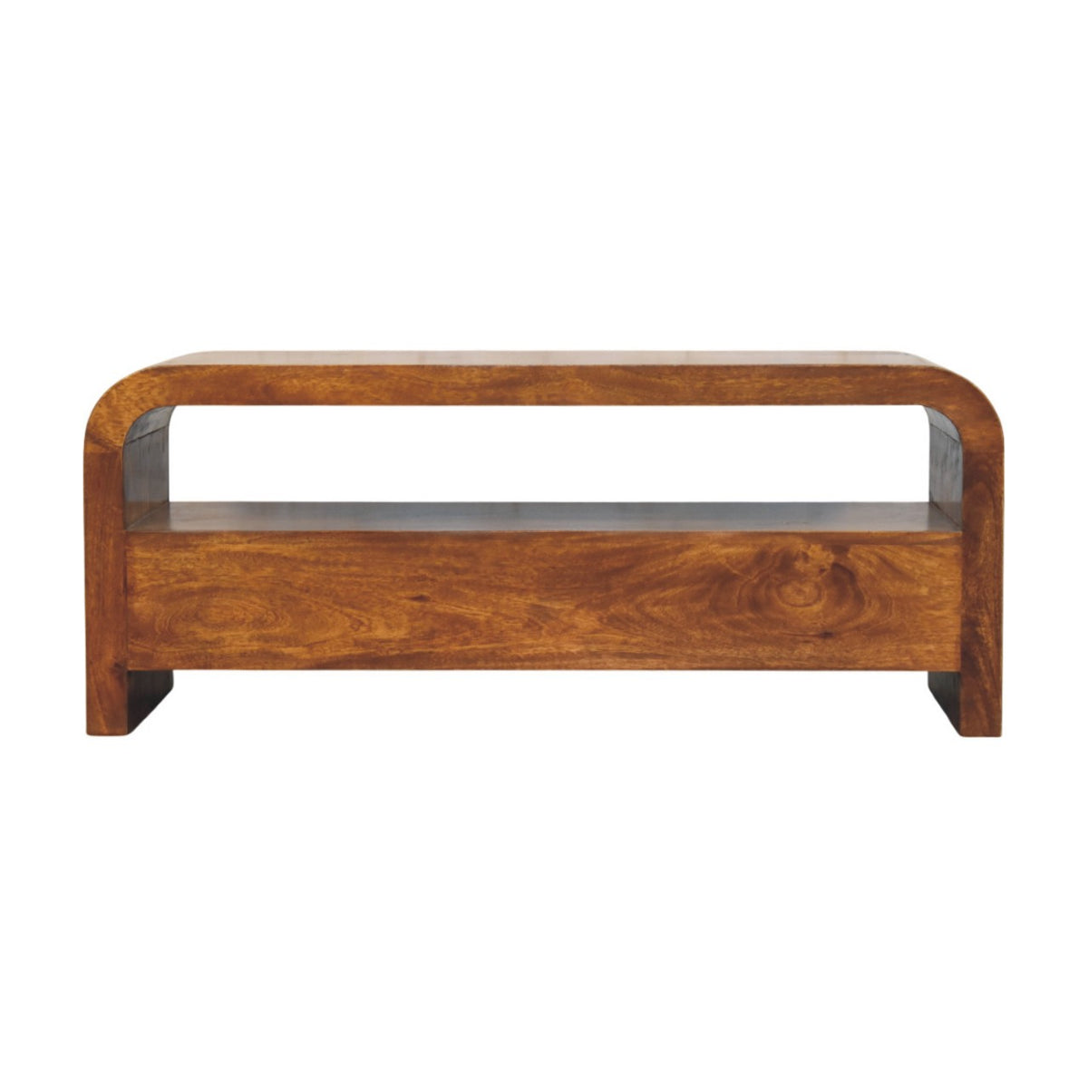 Berkshire Curved Chestnut Media Console
