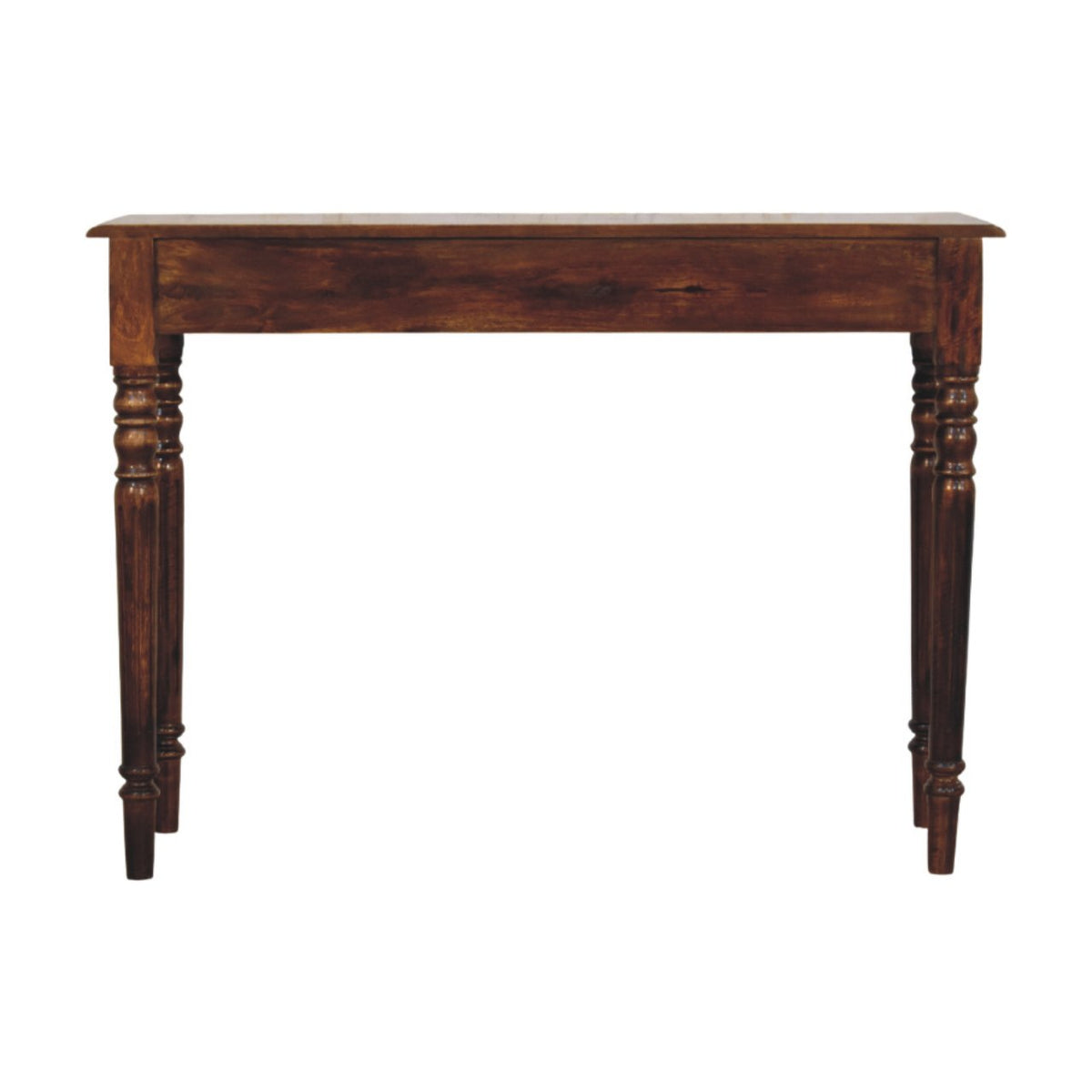Charleston Chestnut 3 Drawer Turned Console