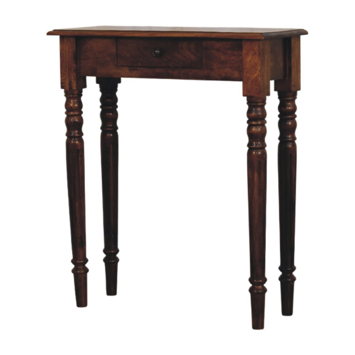 Charleston Chestnut 1 Drawer Turned Console