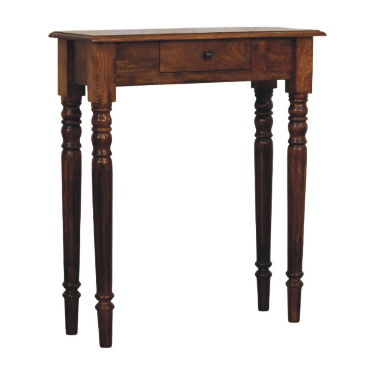 Charleston Chestnut 1 Drawer Turned Console