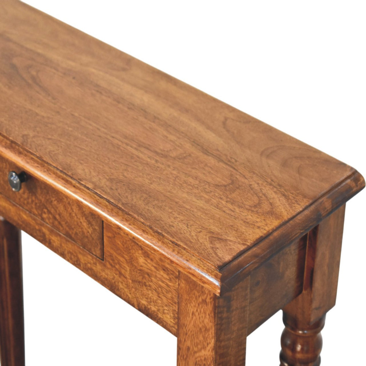 Charleston Chestnut 1 Drawer Turned Console