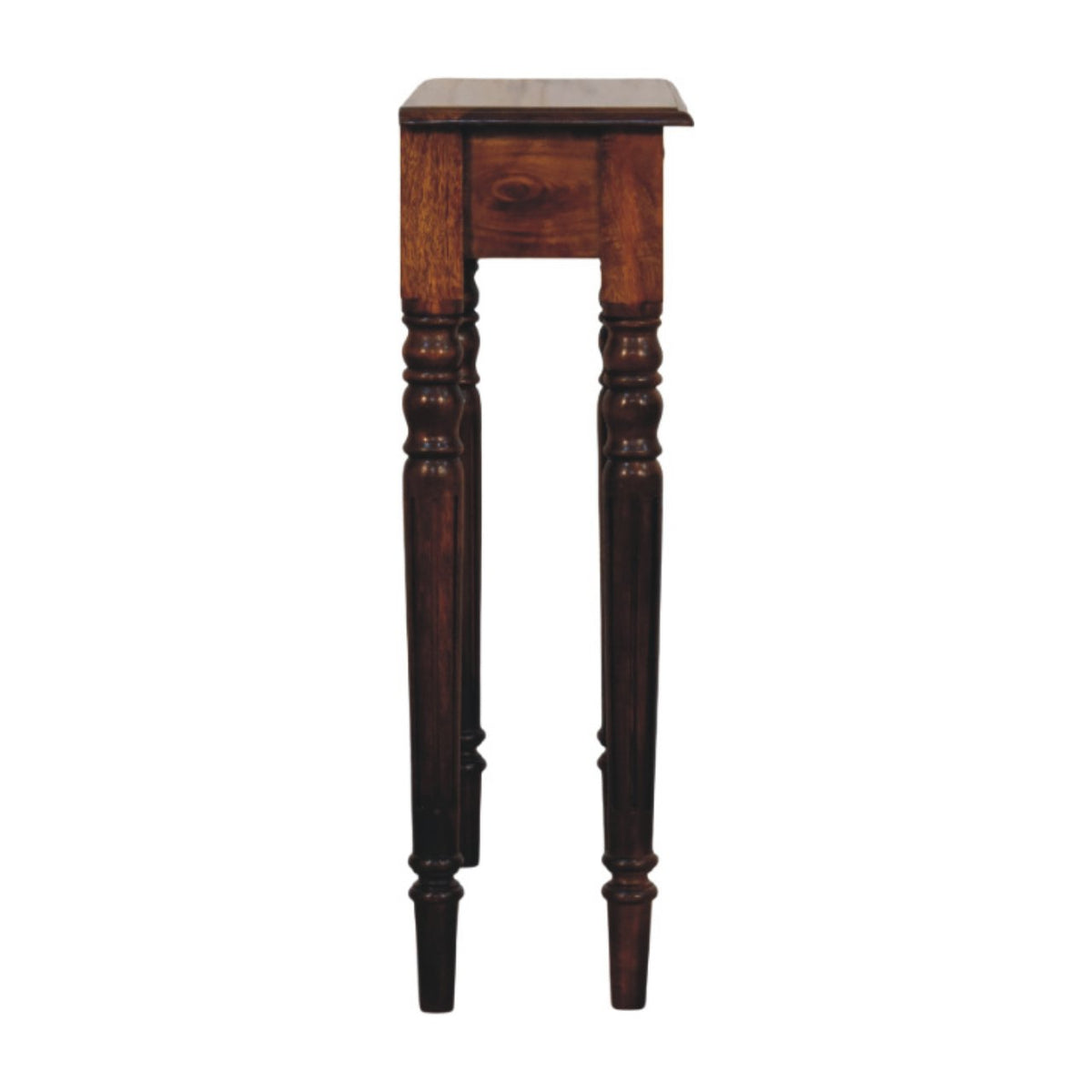 Charleston Chestnut 1 Drawer Turned Console