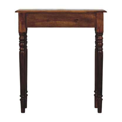 Charleston Chestnut 1 Drawer Turned Console