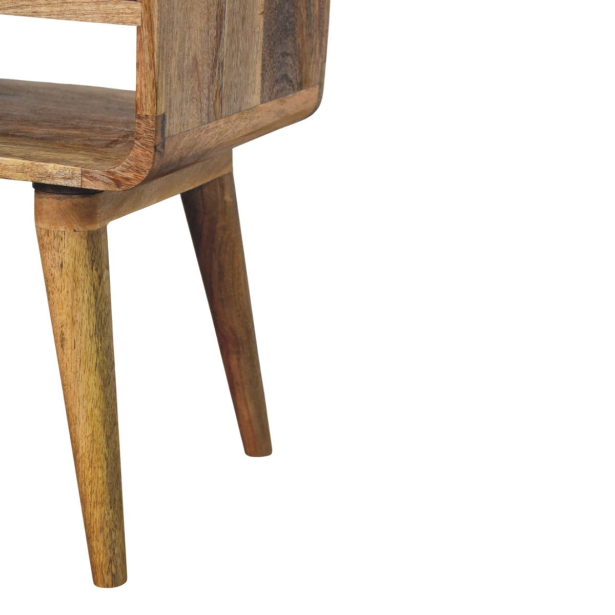Astoria Oak Nightstand with Drawer and Shelf