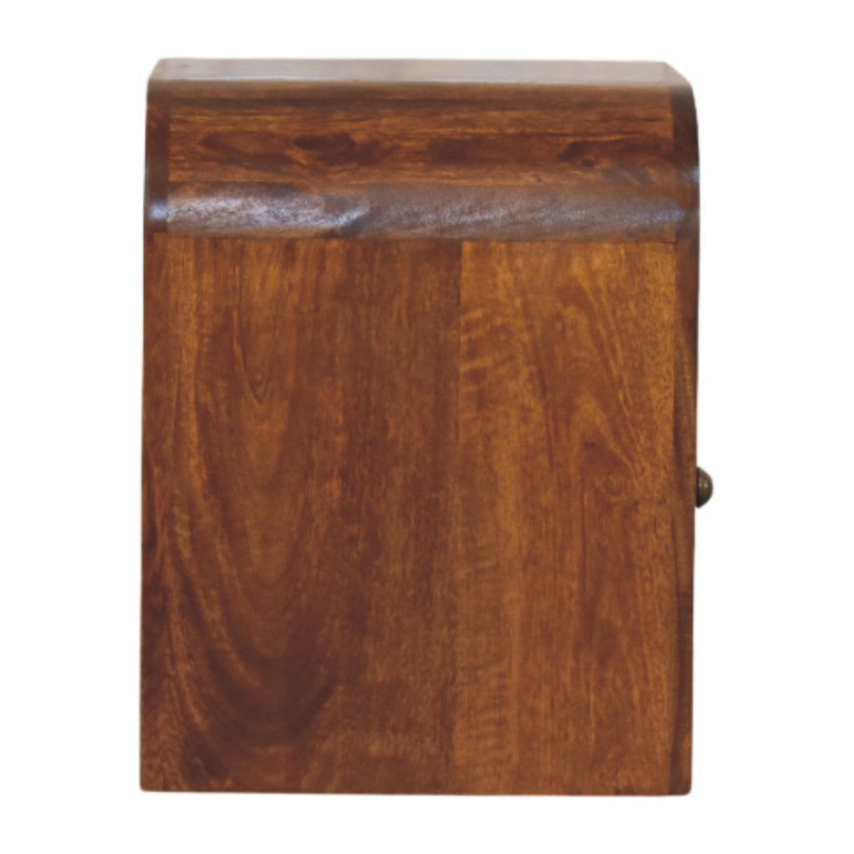 Berkshire Curved Chestnut Shelf Nightstand