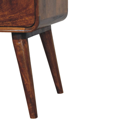 Astoria Chestnut 3 Drawer Nightstand