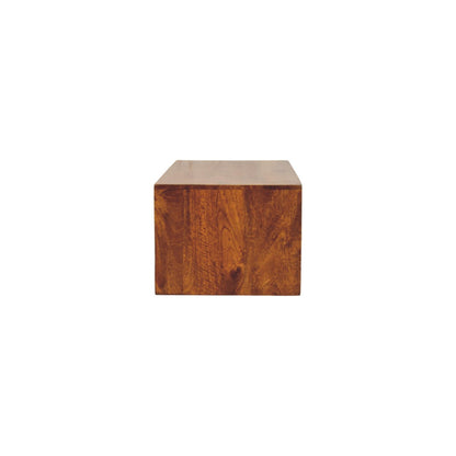 Arcadia Chestnut Curved Floating Media Unit
