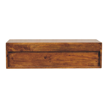 Arcadia Chestnut Curved Floating Media Unit