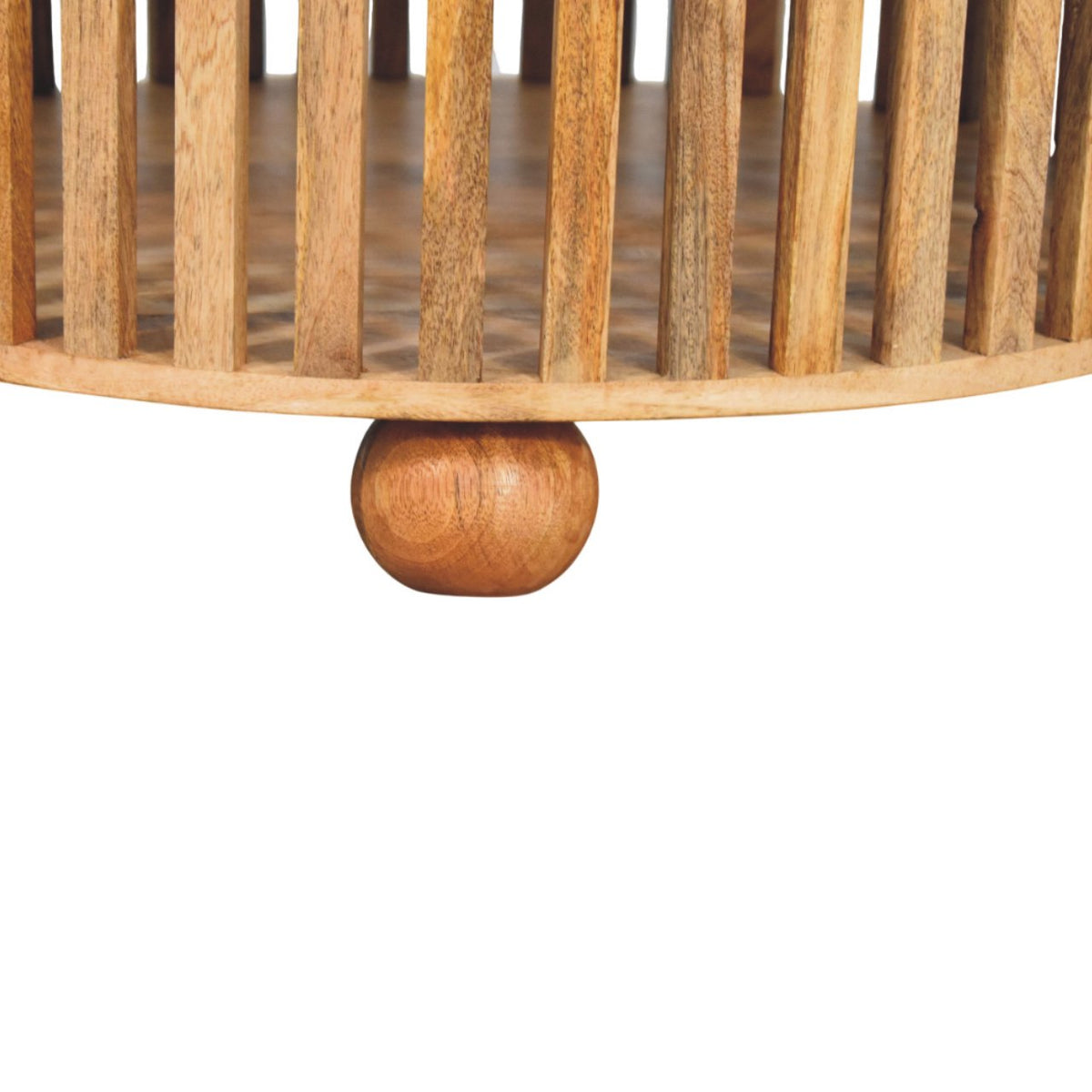 Palm Springs Oak-ish Slatted Coffee Table