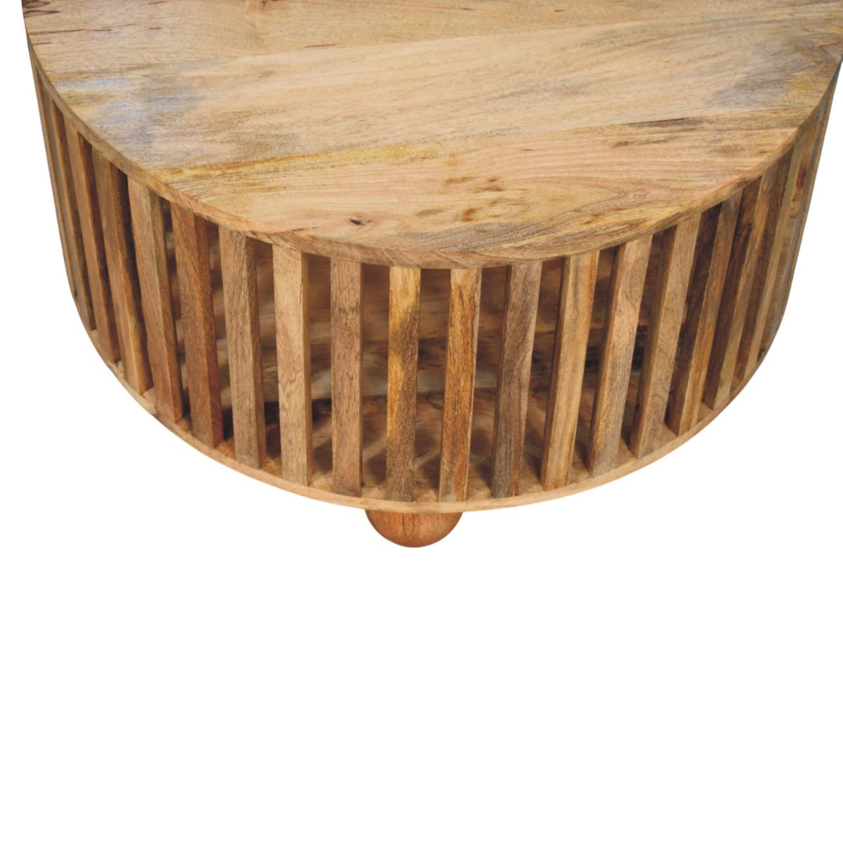 Palm Springs Oak-ish Slatted Coffee Table