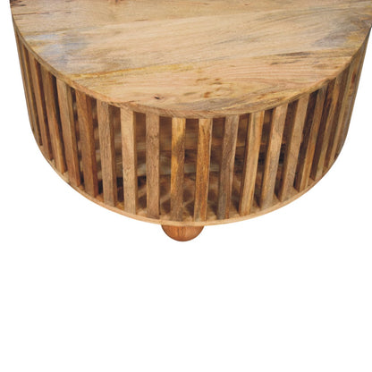Palm Springs Oak-ish Slatted Coffee Table