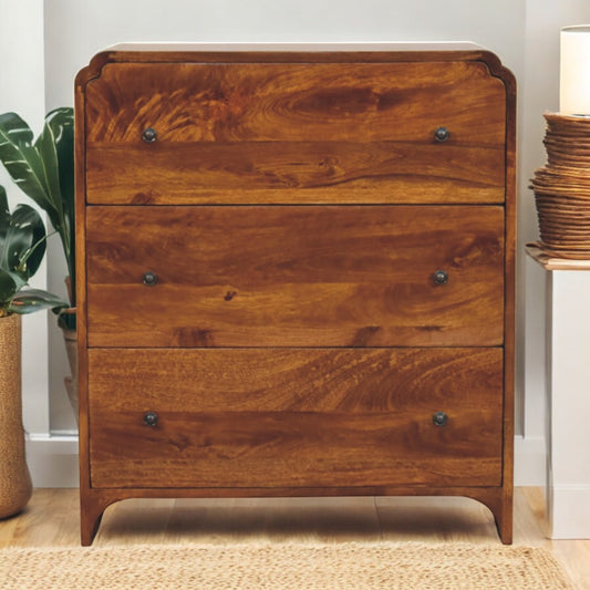 Ashland Chestnut 3-Drawer Chest