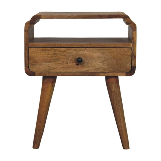 Ashland Amber Oak 1-Drawer Bedside