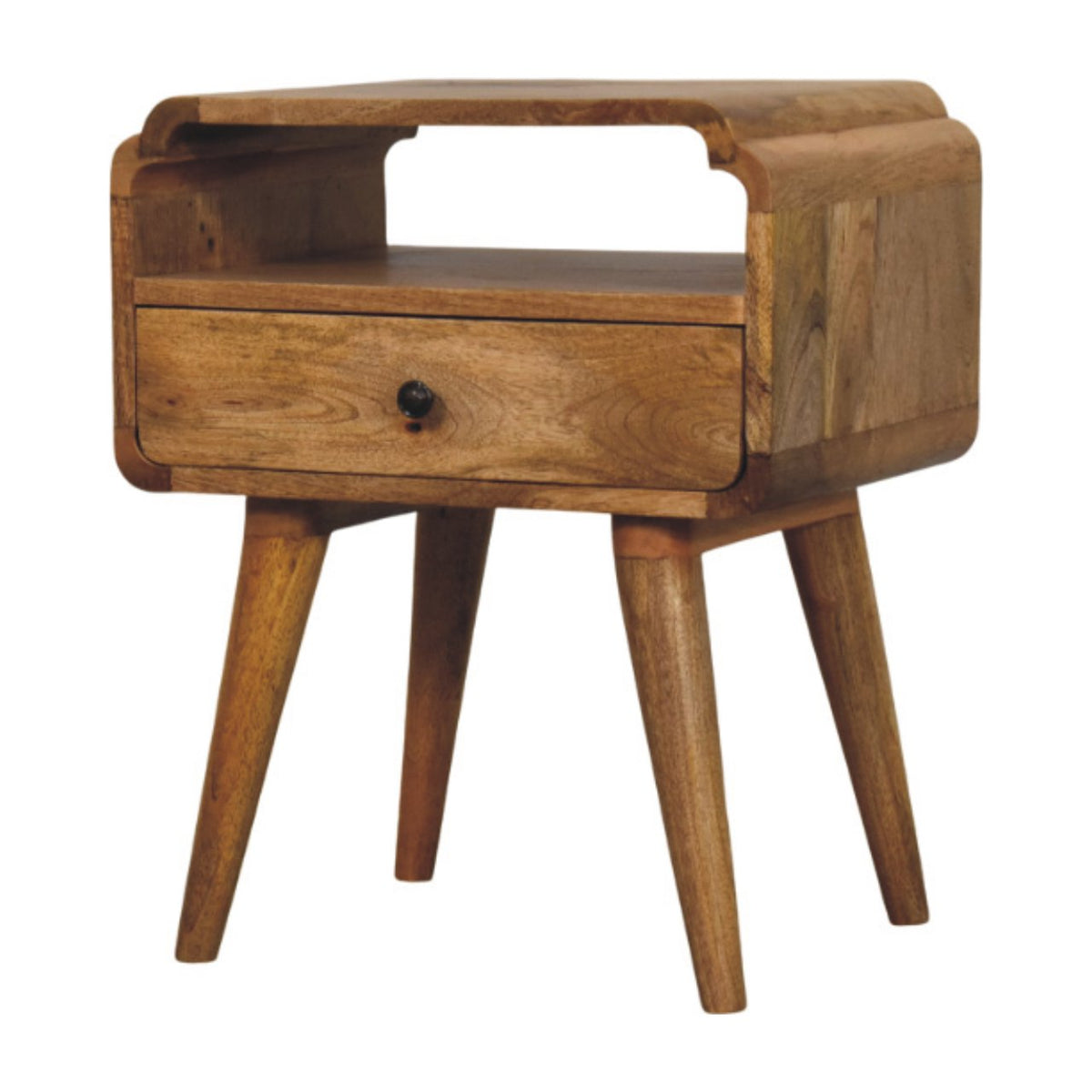 Ashland Amber Oak 1-Drawer Bedside