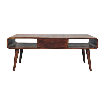 Nashville Chestnut 2-Drawer Wide Coffee Table