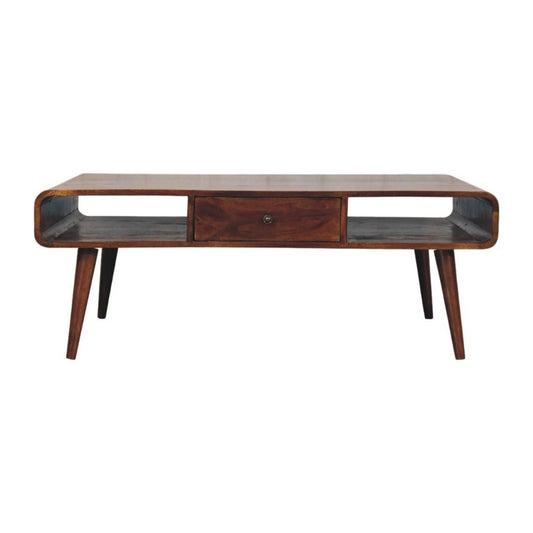 Nashville Chestnut 2-Drawer Wide Coffee Table