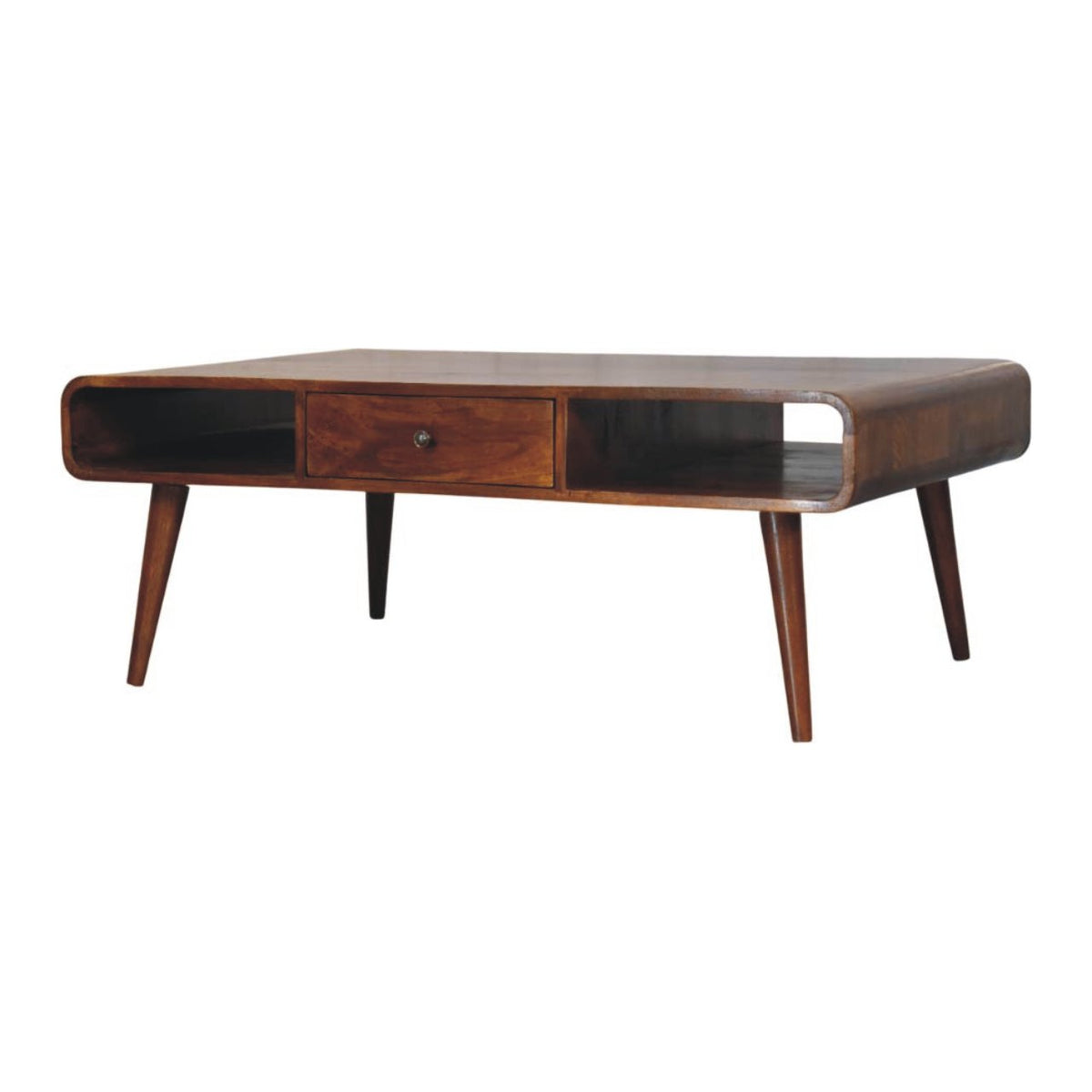 Nashville Chestnut 2-Drawer Wide Coffee Table