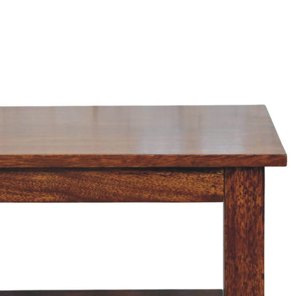 Kennebunk Chestnut X Frame Coffee Table