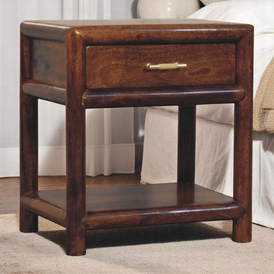 Richmond Solid Wood 1 Drawer Nightstand