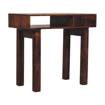 Mendocino Chestnut 1-Drawer Wood Writing Desk