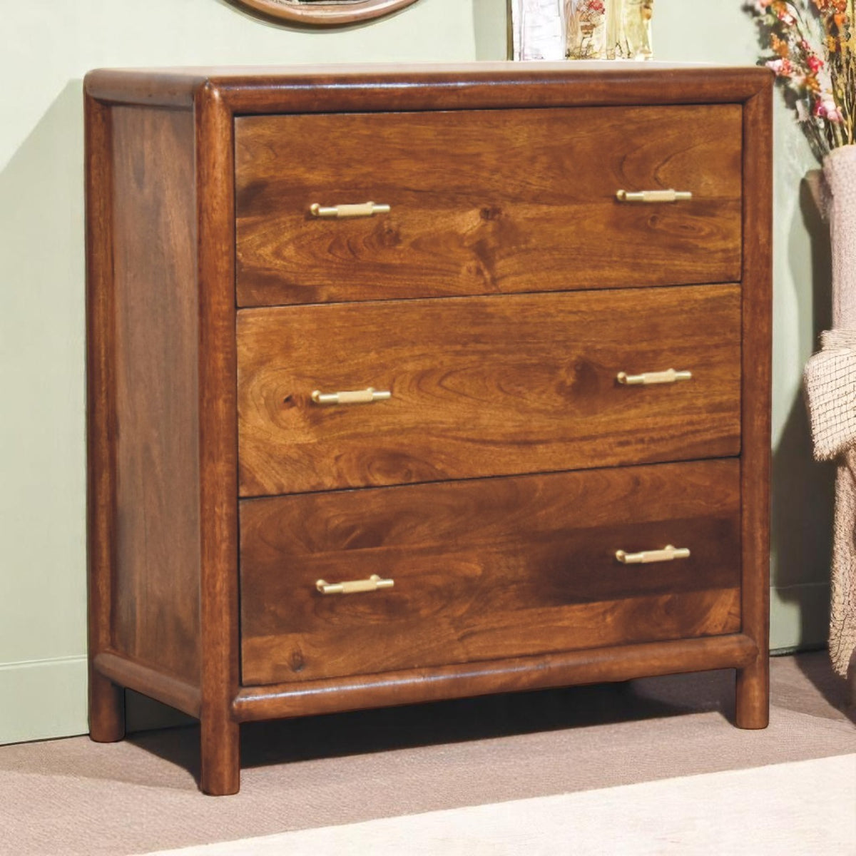Richmond Solid Wood 3 Drawer Chest