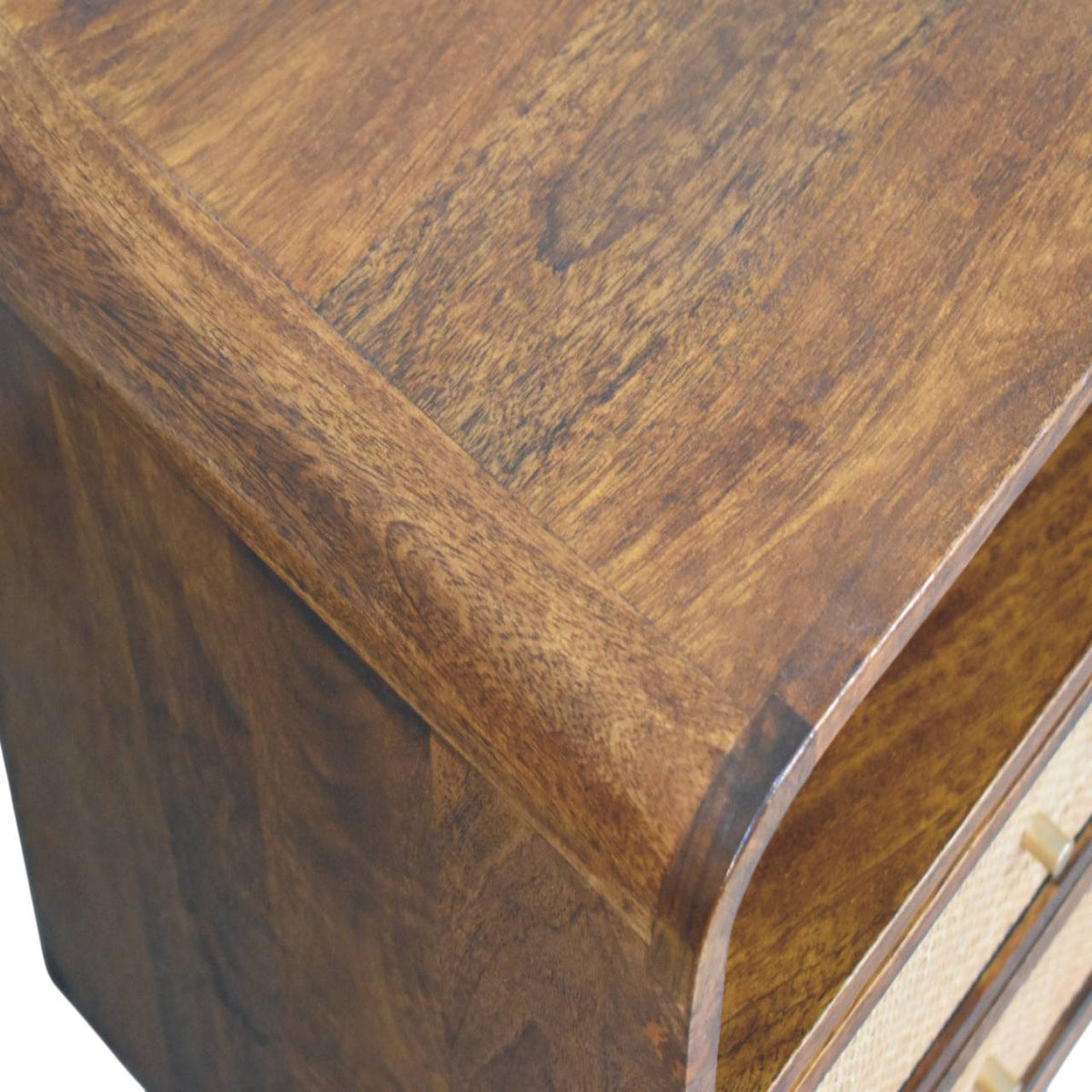 Malibu Rattan 2 Drawer Nightstand