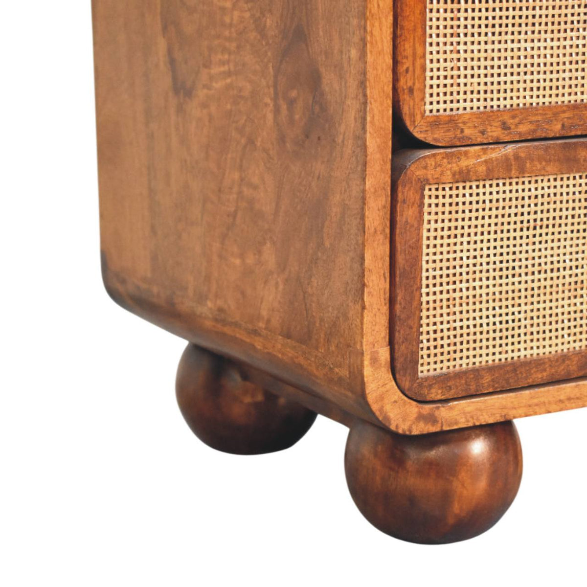 Malibu Rattan 2 Drawer Nightstand
