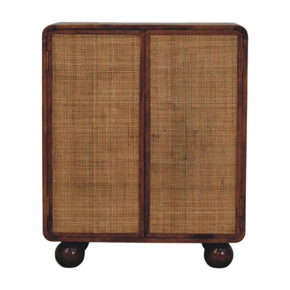 Malibu Rattan Chestnut 2 Door Cabinet