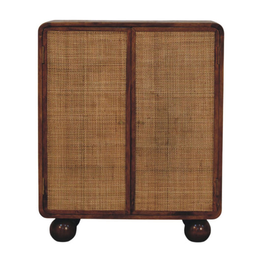 Malibu Rattan Chestnut 2 Door Cabinet