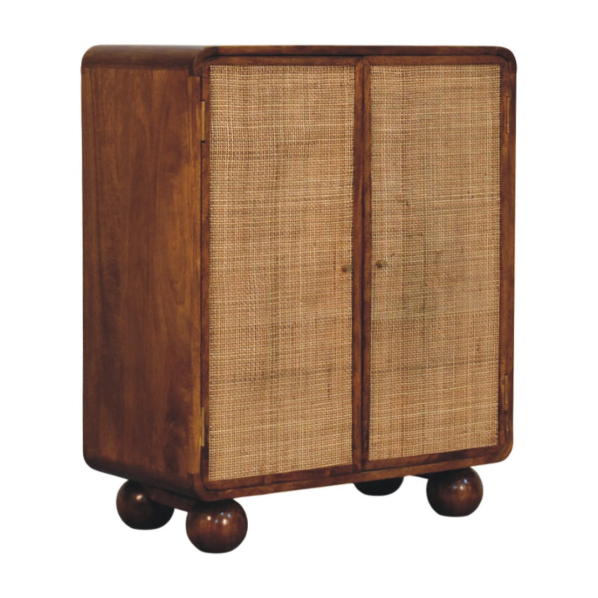 Malibu Rattan Chestnut 2 Door Cabinet