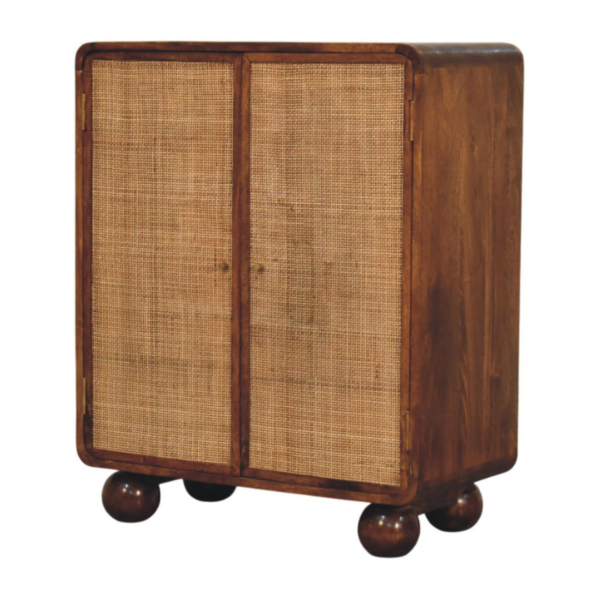 Malibu Rattan Chestnut 2 Door Cabinet
