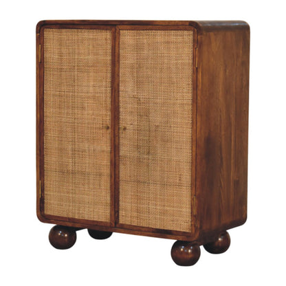 Malibu Rattan Chestnut 2 Door Cabinet