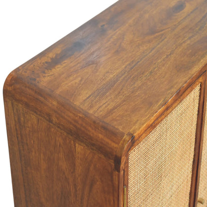 Malibu Rattan Chestnut 2 Door Cabinet