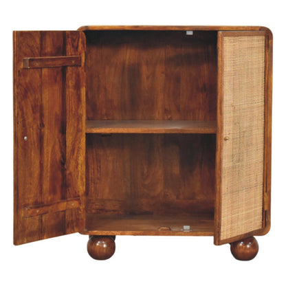 Malibu Rattan Chestnut 2 Door Cabinet