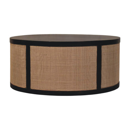 Malibu Rattan Drum Coffee Table