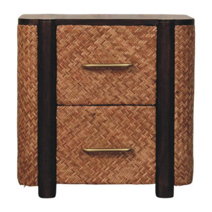 Malibu Rattan Canefront Nightstand