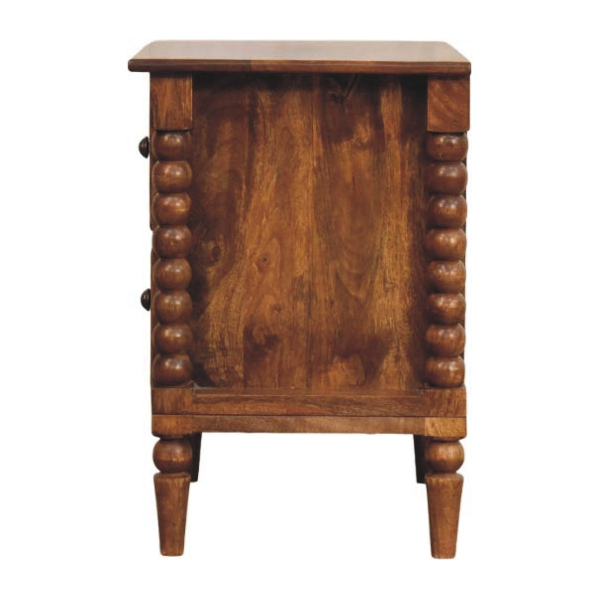 Savannah Harper Spindle Amber Oak Nightstand