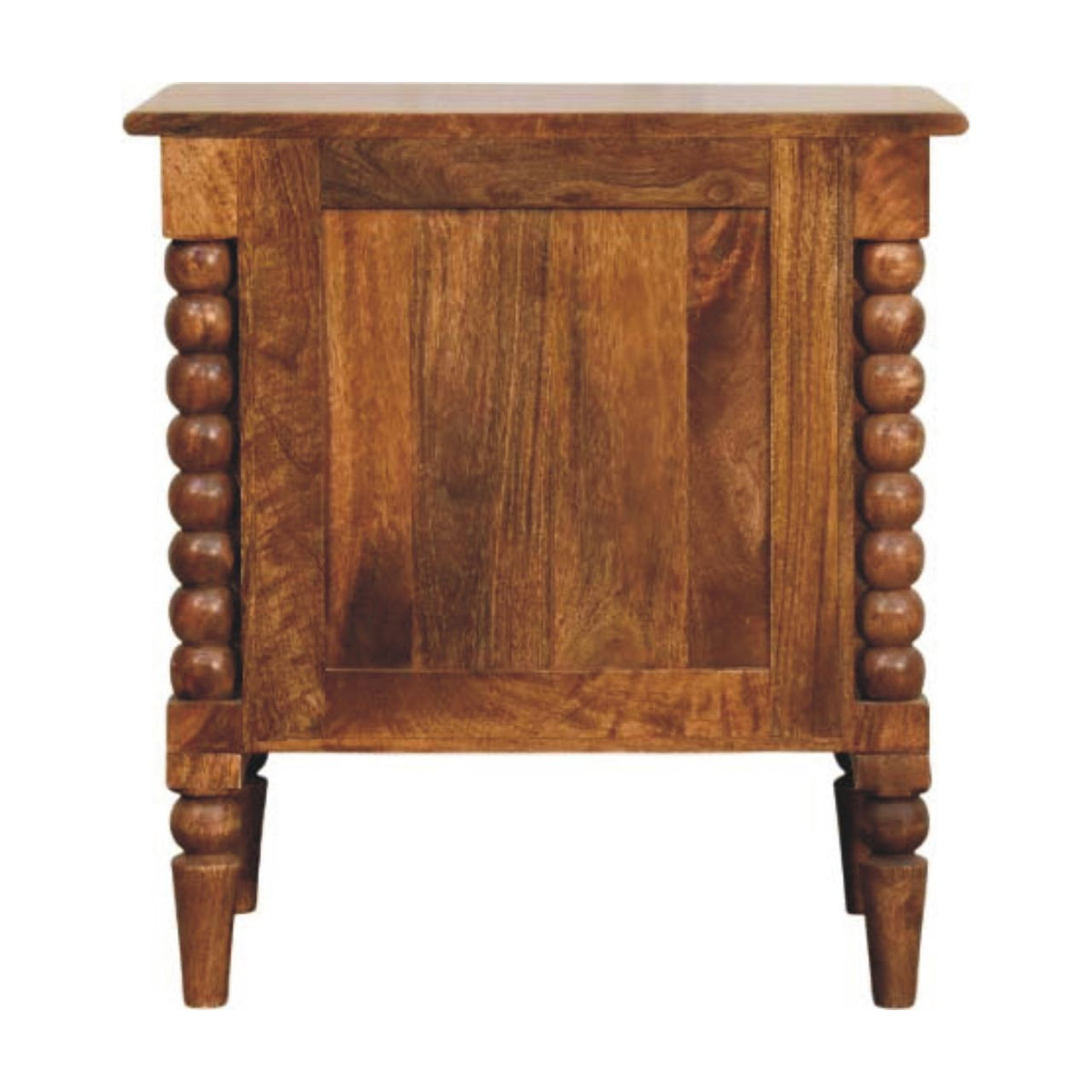 Savannah Harper Spindle Amber Oak Nightstand