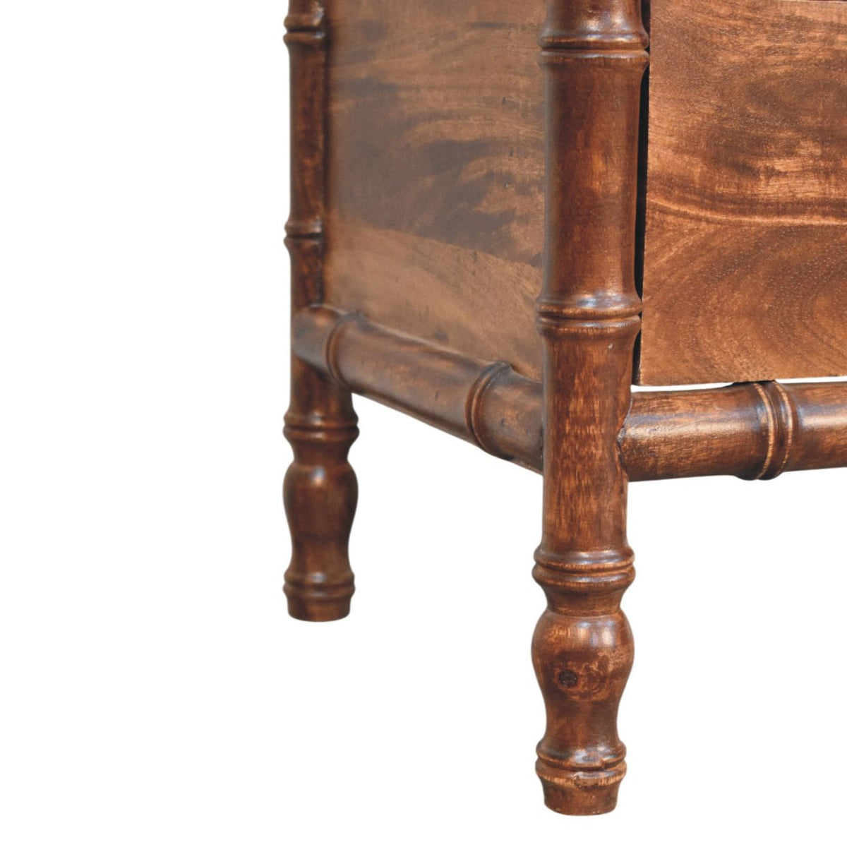 Key West Bamboo 2 Drawer Almond Nightstand