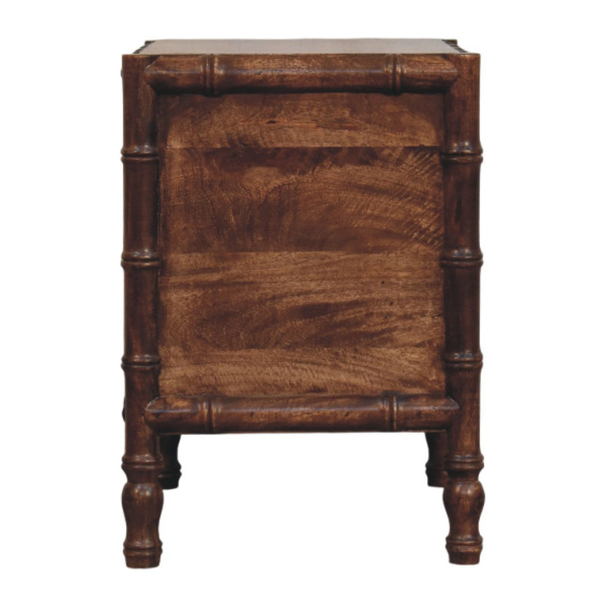 Key West Bamboo 2 Drawer Almond Nightstand