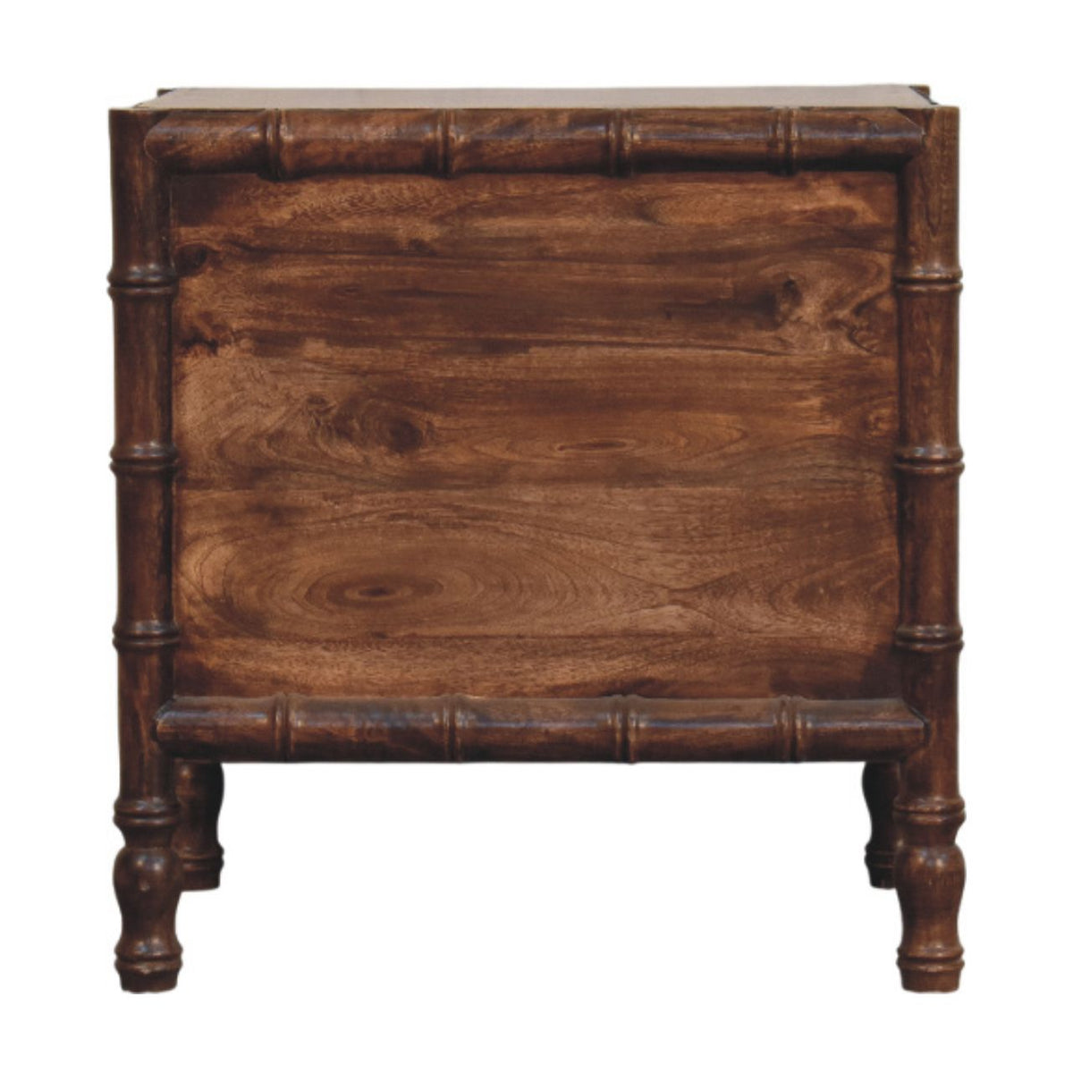 Key West Bamboo 2 Drawer Almond Nightstand