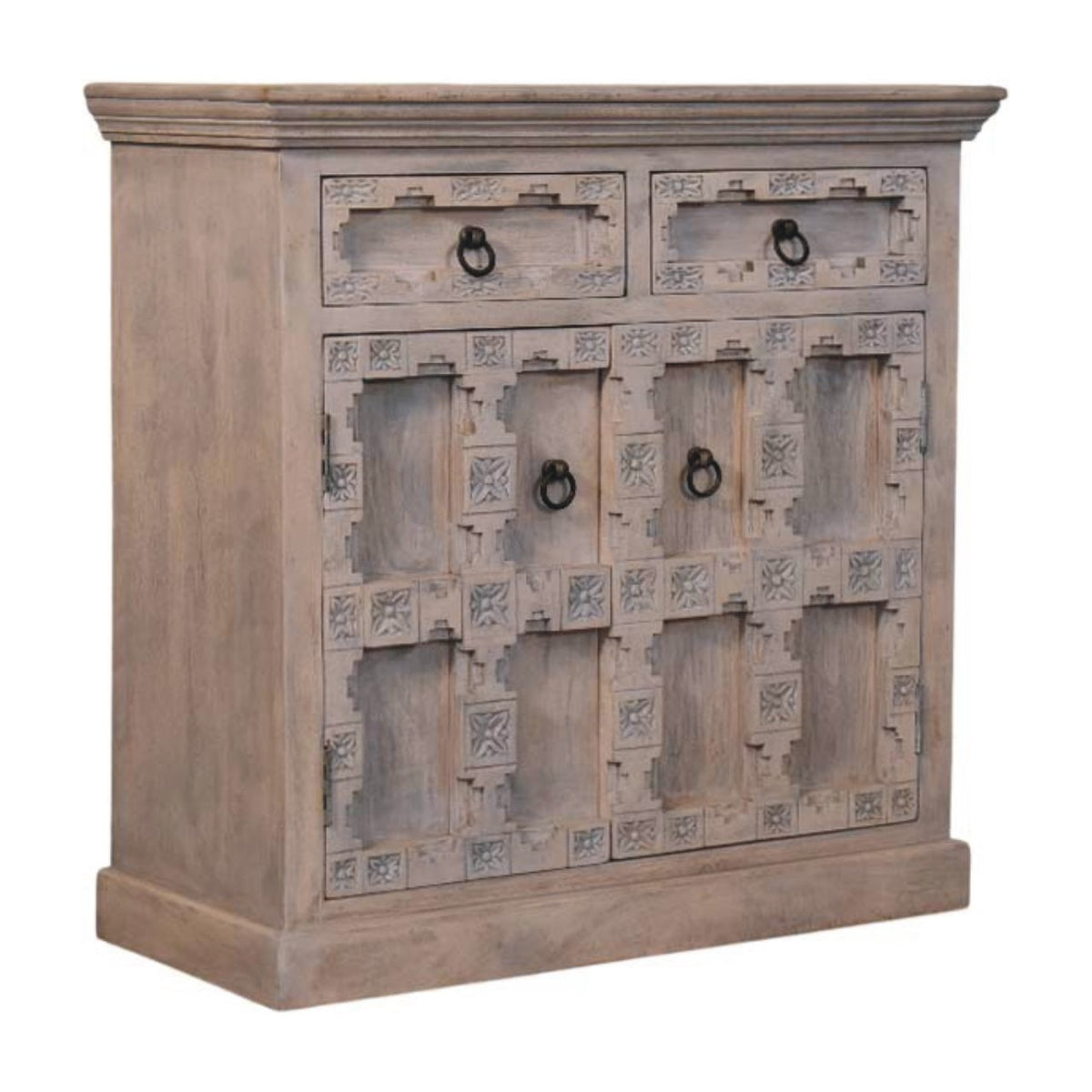 Bodie Wash Lattice 2 Drawer Sideboard