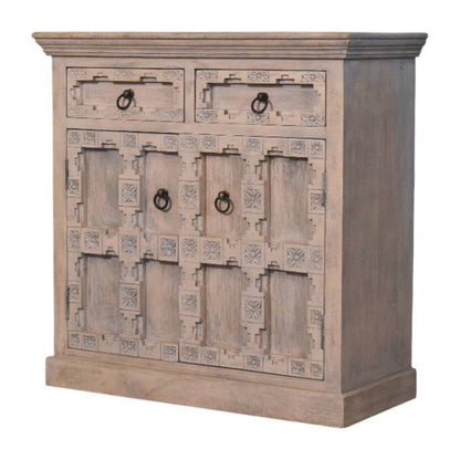 Bodie Wash Lattice 2 Drawer Sideboard